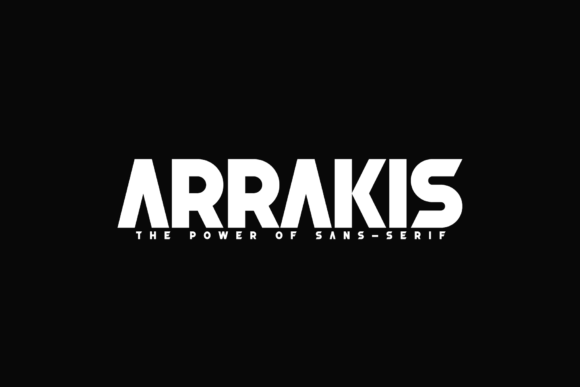 Arrakis: A Bold Sans Serif for Creative Design