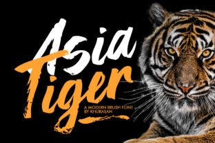 Asia Tiger: A Bold Typeface for Editorial Design