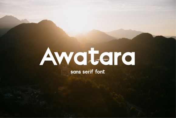 Awatara: A Bold Sans Serif for Editorial Design