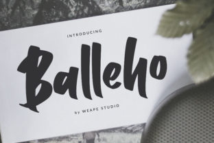 Balleho Font: A Bold Script for Web Design