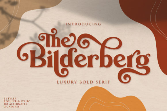 Bilderberg: A Bold Serif for Elegant Design