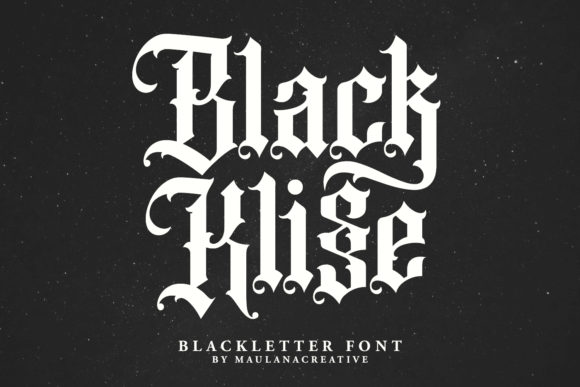 Black Klisse Font for Bold Design