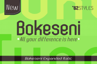 Bokeseni Expanded Italic: A Bold, Sophisticated Font