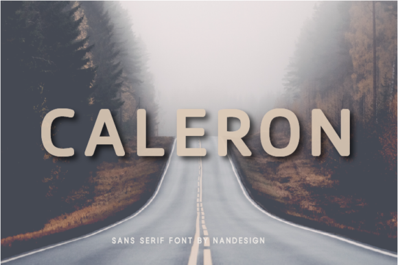 Caleron: A Bold Sans Serif for Creative Projects