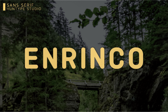Enrinco: A Bold Font for Business
