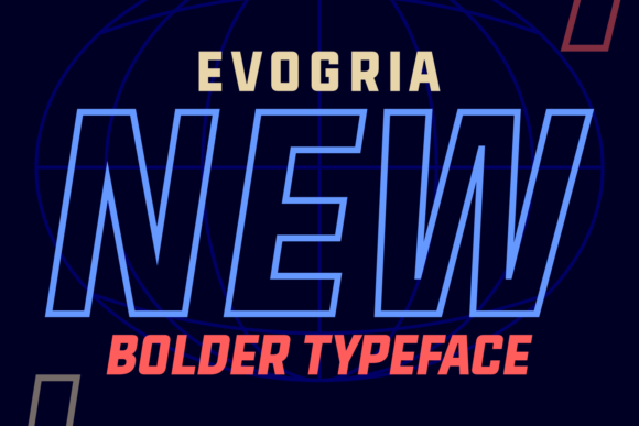 Evogria New: Bold Font for Web Design