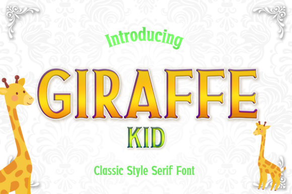 Giraffe Kid Font for Bold Campaigns