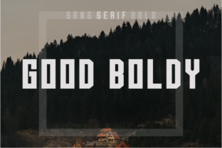 Good Boldy: A Bold Sans Serif Font