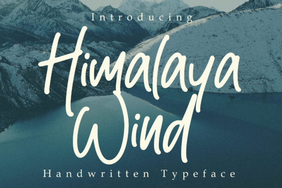 Himalaya Wind: A Bold Font for Web Design