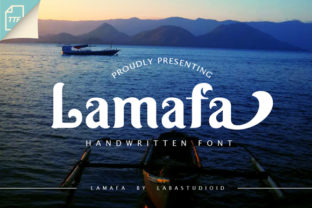 Lamafa: A Bold Handwritten Font for Marketers
