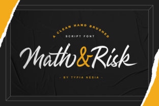 Math and Risk: A Bold Script Font