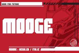 Mooge: Bold Sans Serif Font