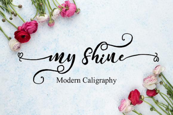 My Shine: A Handwritten Font with Elegance
