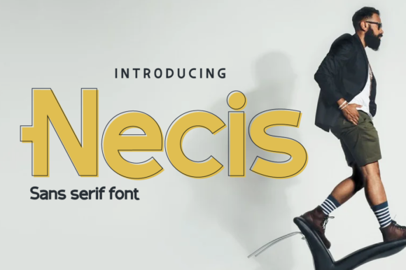 Necis: A Bold Sans Serif for Creative Projects