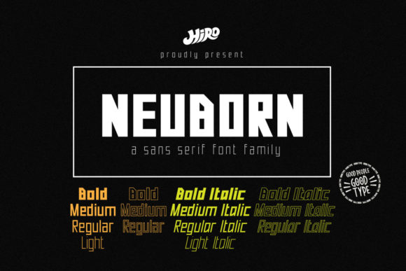 Neuborn: A Bold Font for Clear Campaigns