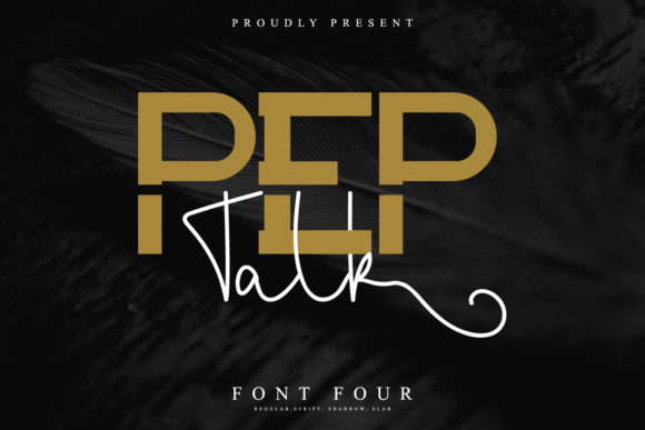 Pep Talk: A Bold Font for Business