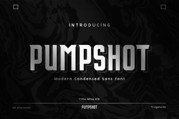 Pumpshot: A Bold Serif Font for Business Branding
