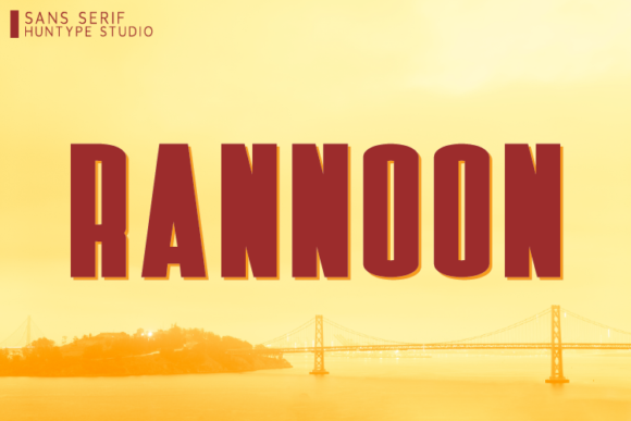 Rannoon: A Modern Sans Serif for Designers