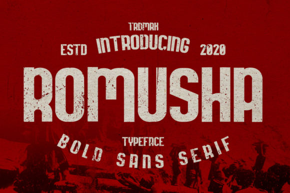 Romusha: A Bold Sans Serif for Creative Projects