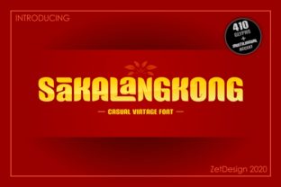 Sakalangkong: A Bold Decorative Font for Creative Projects
