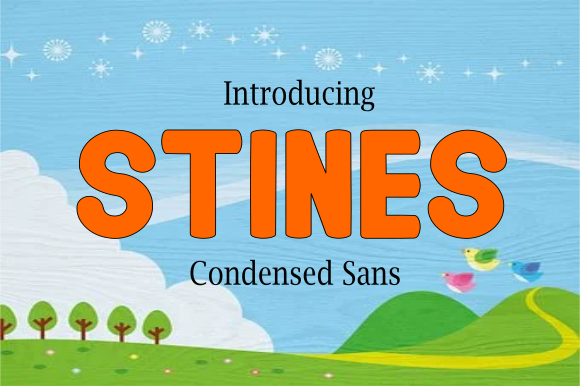 Stines: A Bold Sans Serif for Editorial Design